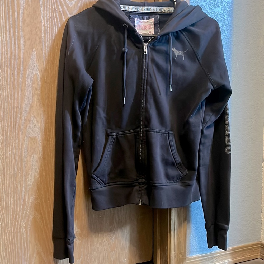 Pink CU Buffs collegiate zip hoodie